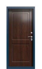 Дверь Termo Decoline белая эмаль кофейное дерево F010 вид внутри