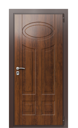 Дверь TermoWood Ral 8017 Черный гранит 1469