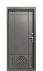 Дверь Termo Ral 9003 Дымчатое дерево 769 вид внутри