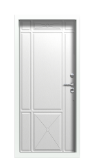 Дверь Termo Ral 9003 Милк 1186 вид внутри