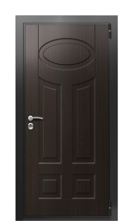 Дверь TermoWood Ral 9005 Венге Бонобо 121