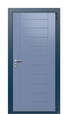 Дверь TermoWood Del Mare Ral 5014 853 вид снаружи