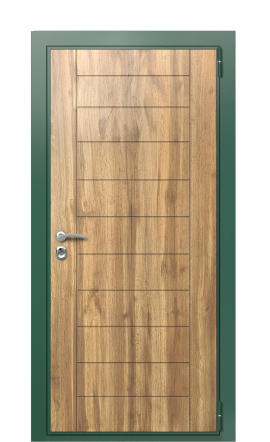 Дверь TermoWood Ral 6028 Греческий платан 852