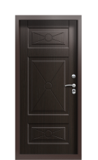 Дверь Termo Ral 8017 Венге бонобо 1353 вид внутри