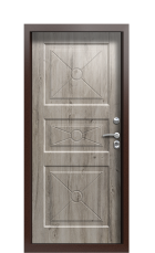 Дверь Termo Del Mare Арктическая береза 898 вид внутри