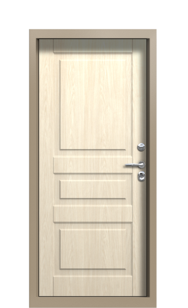 Дверь TermoWood Ral 8025 Греческий платан 62