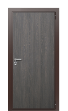 Дверь TermoWood Tobacco Морадо черный 871 вид снаружи