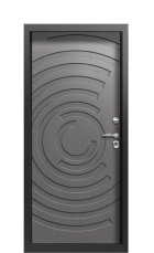 Дверь Termo Vesuvio Дымчатое дерево 1516 вид внутри