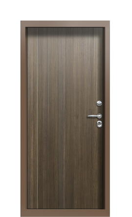 Дверь TermoWood Ral 8025 Палисандр 1083