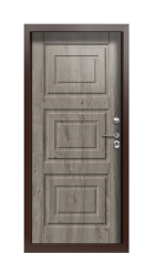 Дверь Termo Bronze Арктическая береза вид внутри