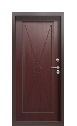 Дверь TermoWood Ral 8017 Темно-красный 1080