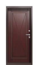 Дверь Termo Ral 8017 Темно-красный 1080 вид внутри