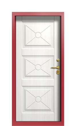 Дверь TermoPlus Ral 3031 Белое дерево 1367