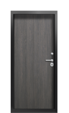 Дверь Termo Ral 9005 Морадо черный 1173 вид внутри