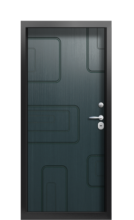 Дверь TermoPlus Ral 9005 Серый Антрацит 1224