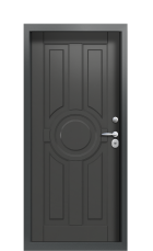 Дверь Termo Ral 7043 Grey matt 1379 вид внутри