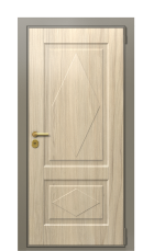 Дверь TermoWood Ral 7006 Сатиновое Дерево 885 вид снаружи