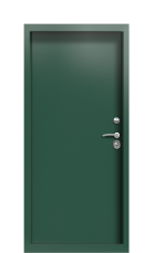 Дверь Termo Ral 6005 Ral 6028 8 вид внутри