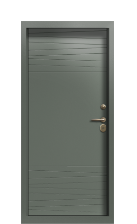 Дверь TermoWood Ral 9005 Ral 5014 697