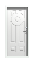 Дверь Termo Ral 8017 Милк 503 вид внутри