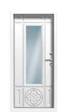 Дверь Termo Ral 9003 Милк 959 вид внутри