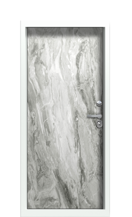 Дверь TermoPlus Ral 6005 Белый Мрамор 219
