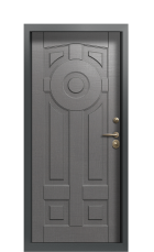 Дверь Termo Ral 8025 Дымчатое Дерево 491 вид внутри