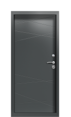 Дверь Termo Ral 7006 RAL 7043 1284 вид внутри