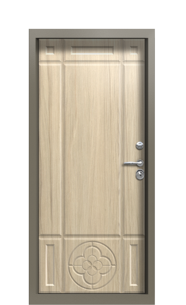 Дверь TermoPlus Ral 7006 Сатиновое дерево 1371