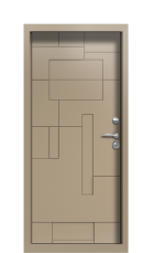 Дверь Termo Ral 1019 RAL 1019 1184 вид внутри