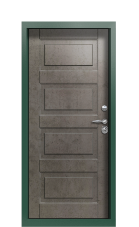 Дверь TermoPlus Patina Бетон Тёмный 489