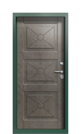 Дверь TermoPlus Patina Бетон Тёмный 487