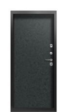 Дверь Termo Ral 9005 Terma Premium Черный гранит 2685 вид внутри