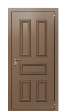 Дверь Termo Ral 8025 Ral 9003 202