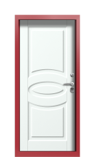 Дверь Termo Ral 3031 RAL 9003 1221 вид внутри