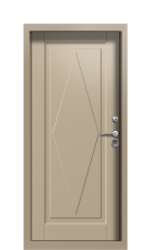 Дверь Termo Ral 1019 RAL 1019 1077 вид внутри