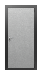 Дверь TermoWood Terma premium plus лен графит vesuvio вид снаружи