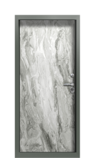 Дверь Termo Ral 9003 Белый мрамор 1357 вид внутри