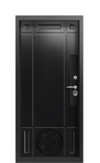 Дверь Termo Vesivio Ral 9005 781 вид внутри