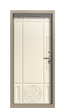 Дверь TermoPlus Ral 1019 Слоновая кость 1223