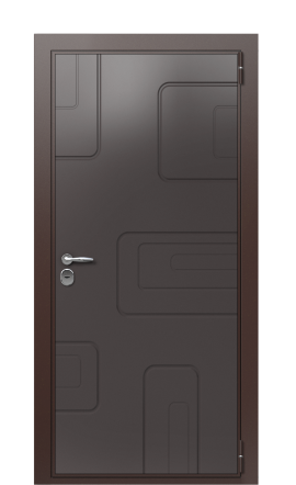 Дверь TermoWood Tobacco RAL 8019 1334