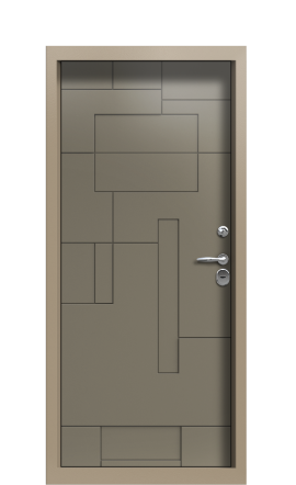 Входная дверь TermoWood Ral 1019 Ral 7006 1519