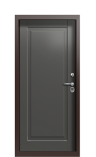 Дверь Termo Tobacco Grey matt 1259 вид внутри