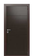 Дверь TermoWood Tobacco Графитовое дерево 1156 вид снаружи
