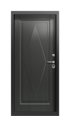 Дверь Termo Vesuvio Графитовое дерево 1187 вид внутри