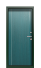 Дверь Termo Ral 6028 Морская волна 1014 вид внутри