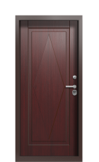 Дверь Termo Ral 8017 Темно-красный 1354 вид внутри