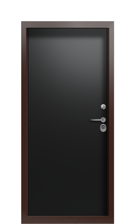 Дверь TermoPlus Bronze Ral 9005 2628