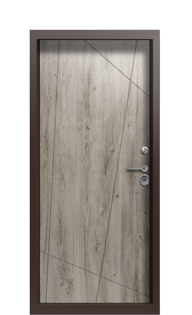 Входная дверь TermoWood Vesuvio Арктическая береза 1148