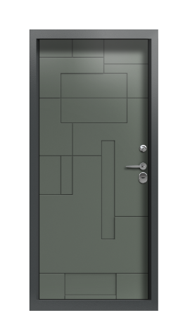 Дверь TermoWood RAL 7043 RAL 7009 1382